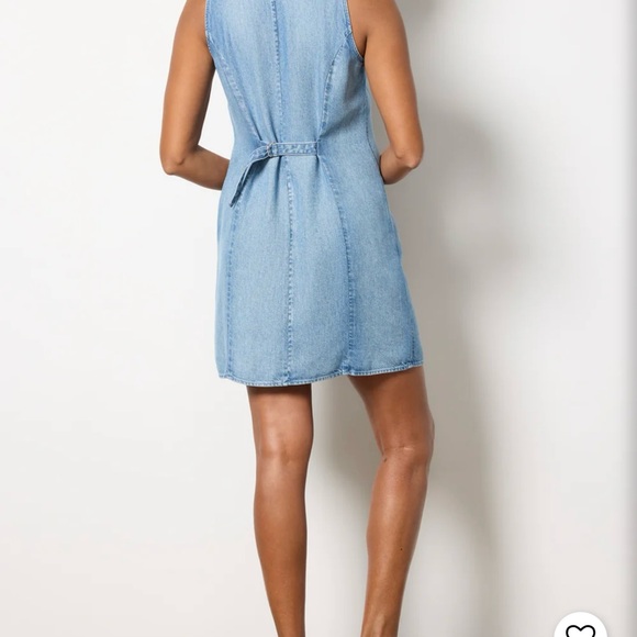 Cloth & Stone Light Blue Sleeveless Mini Dress - Picture 2 of 7